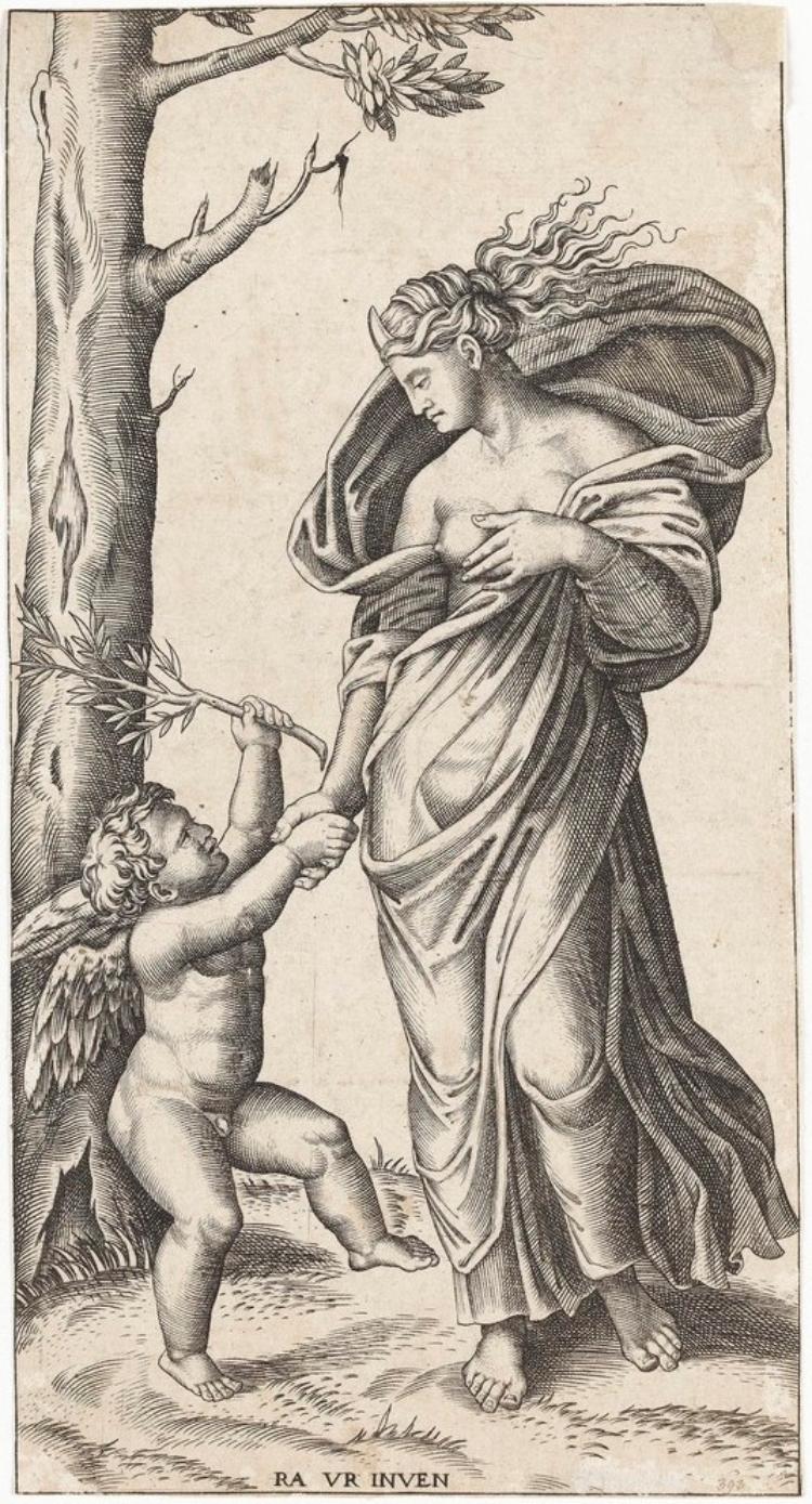 Minerva und Cupido